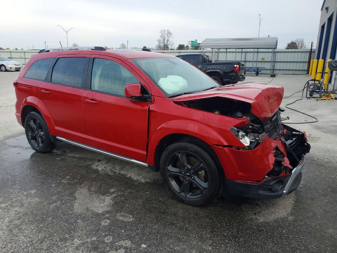 2020 Dodge Journey Crossroad Красный vin: 3C4PDCGB7LT268644
