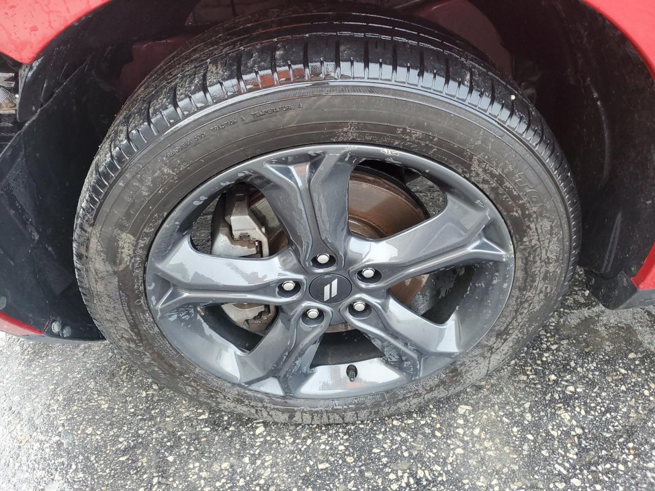 2020 Dodge Journey Crossroad Красный vin: 3C4PDCGB7LT268644 Damage: Left Front Wheel, Curb Rash, 3 To 4 Inches