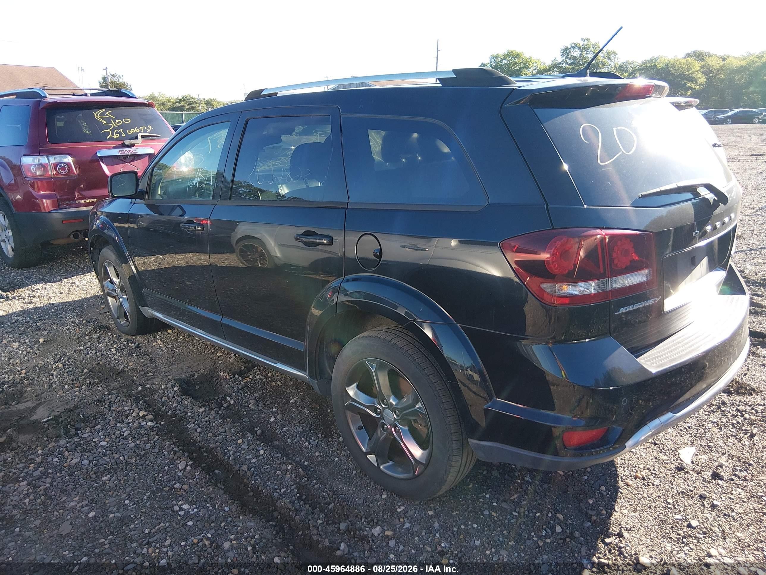 2014 Dodge Journey Crossroad Black vin: 3C4PDCGB8ET287545