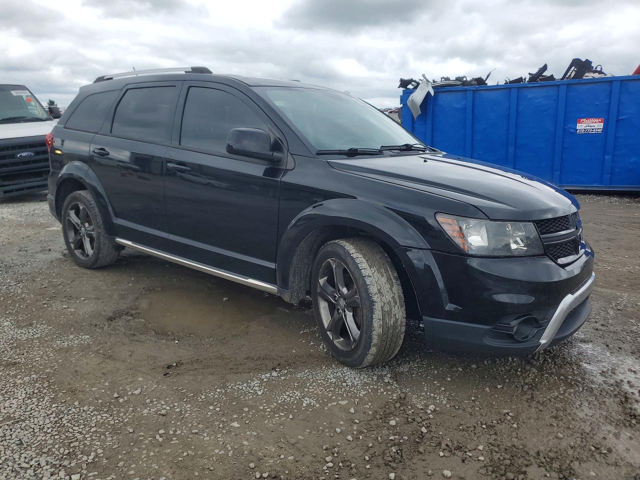 2015 Dodge Journey Crossroad Black vin: 3C4PDCGB8FT578080