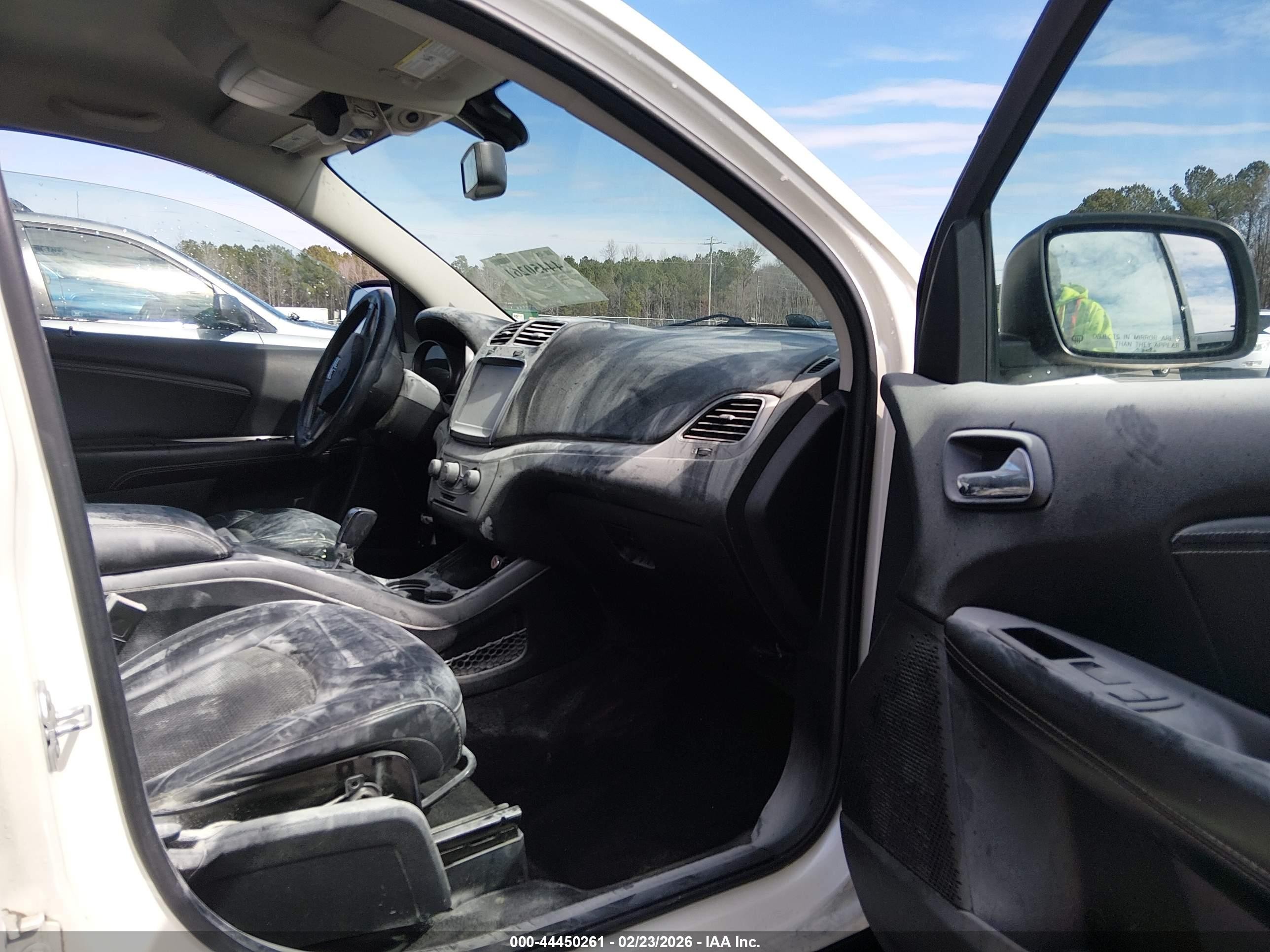 2015 Dodge Journey Crossroad White vin: 3C4PDCGB8FT614964