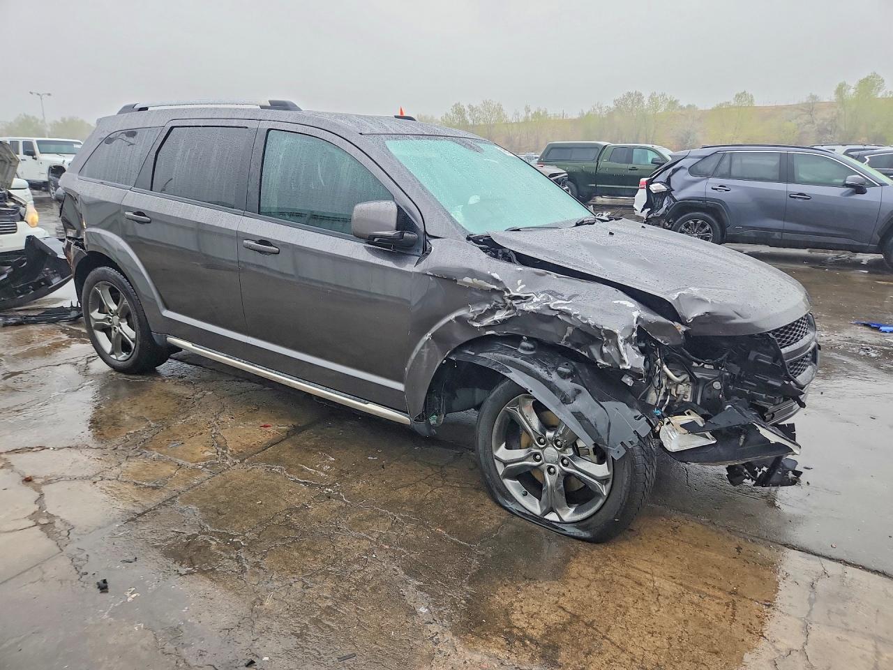 2015 Dodge Journey Crossroad Charcoal vin: 3C4PDCGB8FT712117