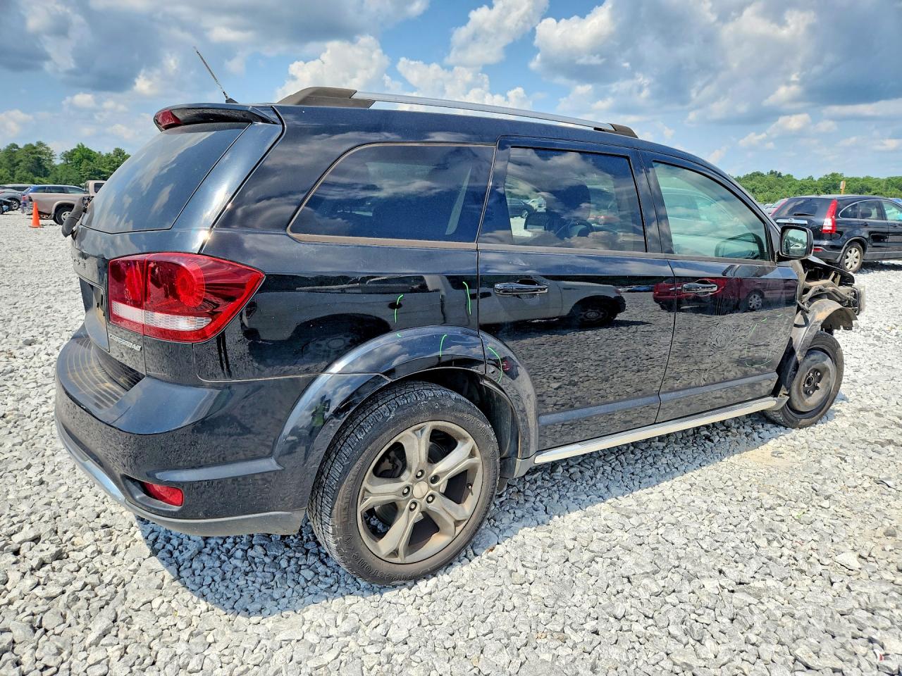 2015 Dodge Journey Crossroad Black vin: 3C4PDCGB8FT723070