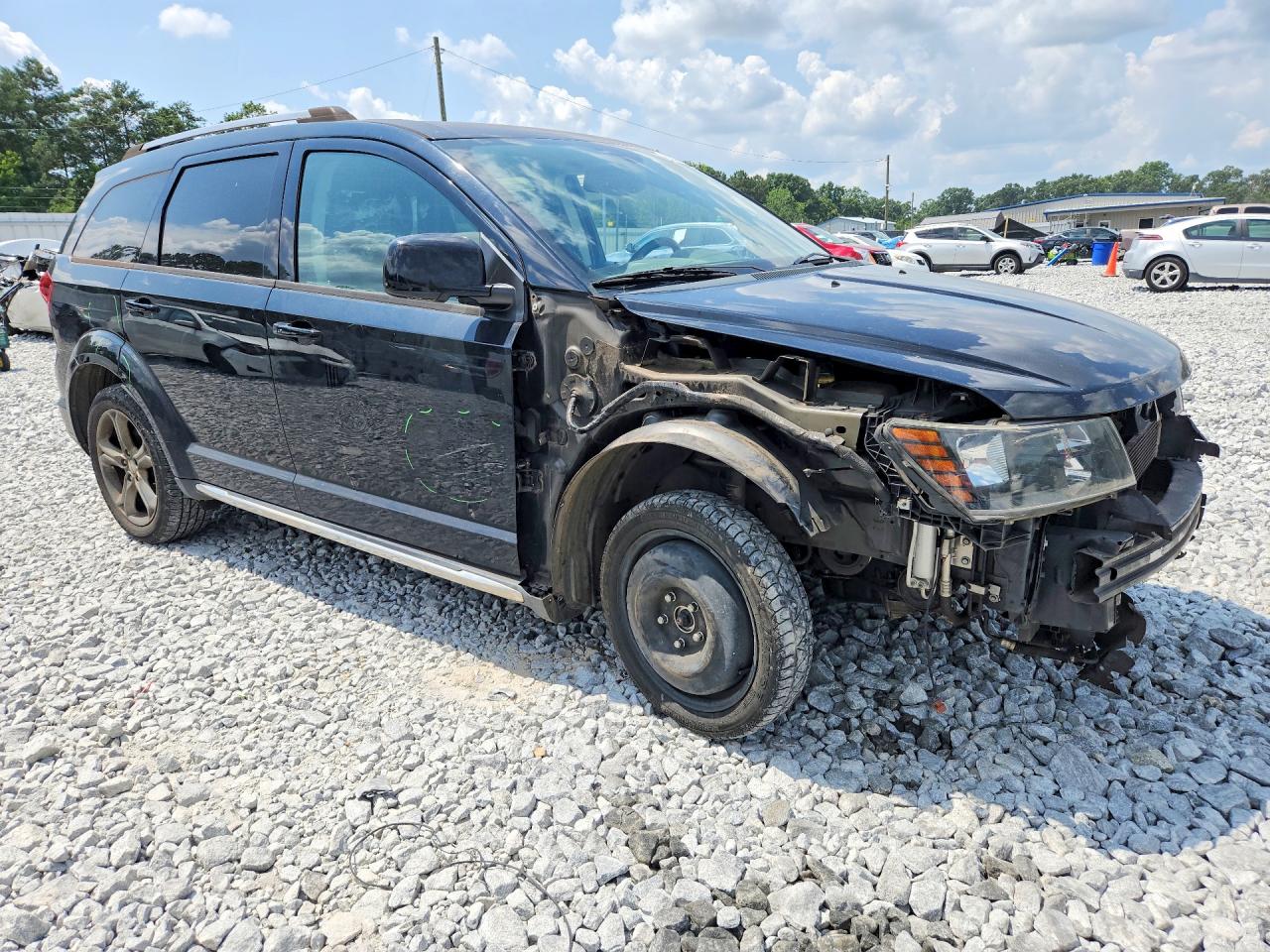 2015 Dodge Journey Crossroad Black vin: 3C4PDCGB8FT723070