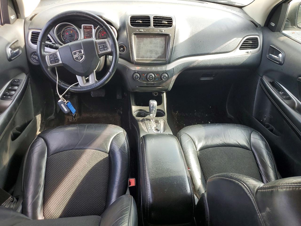 2014 Dodge Journey Crossroad White vin: 3C4PDCGB9ET277705