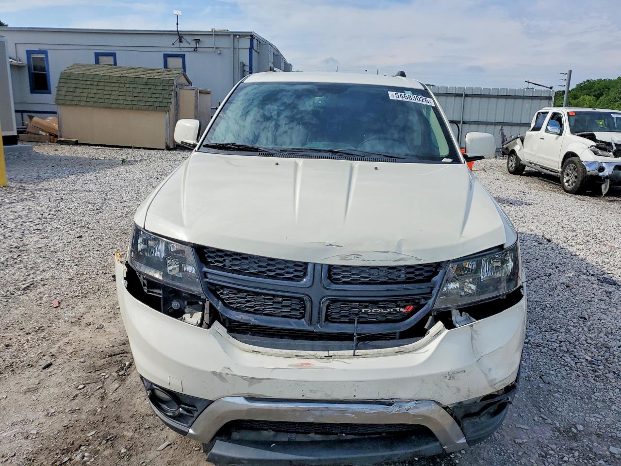 2014 Dodge Journey Crossroad White vin: 3C4PDCGB9ET277705