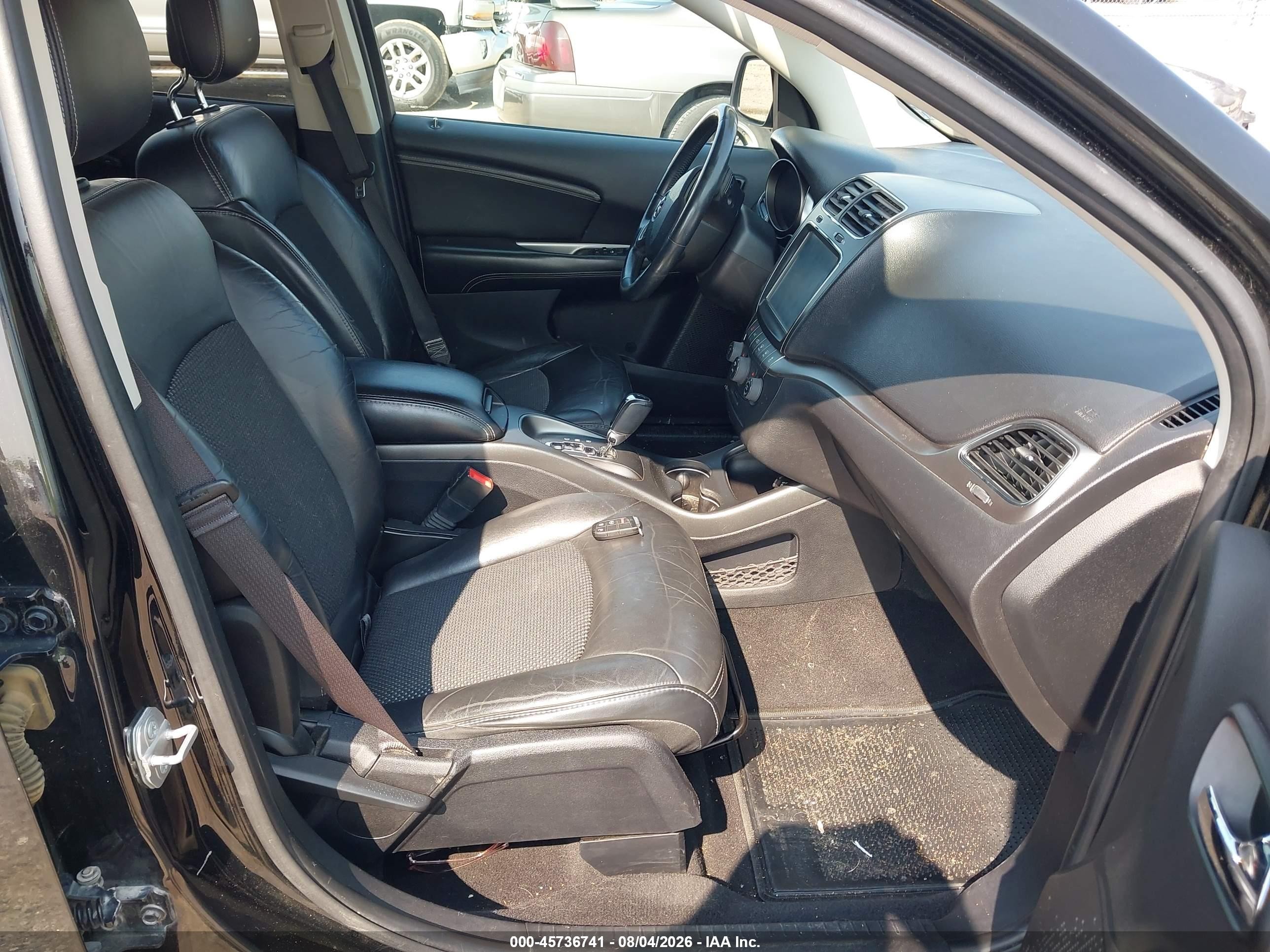 2015 Dodge Journey Crossroad Черный vin: 3C4PDCGB9FT547971