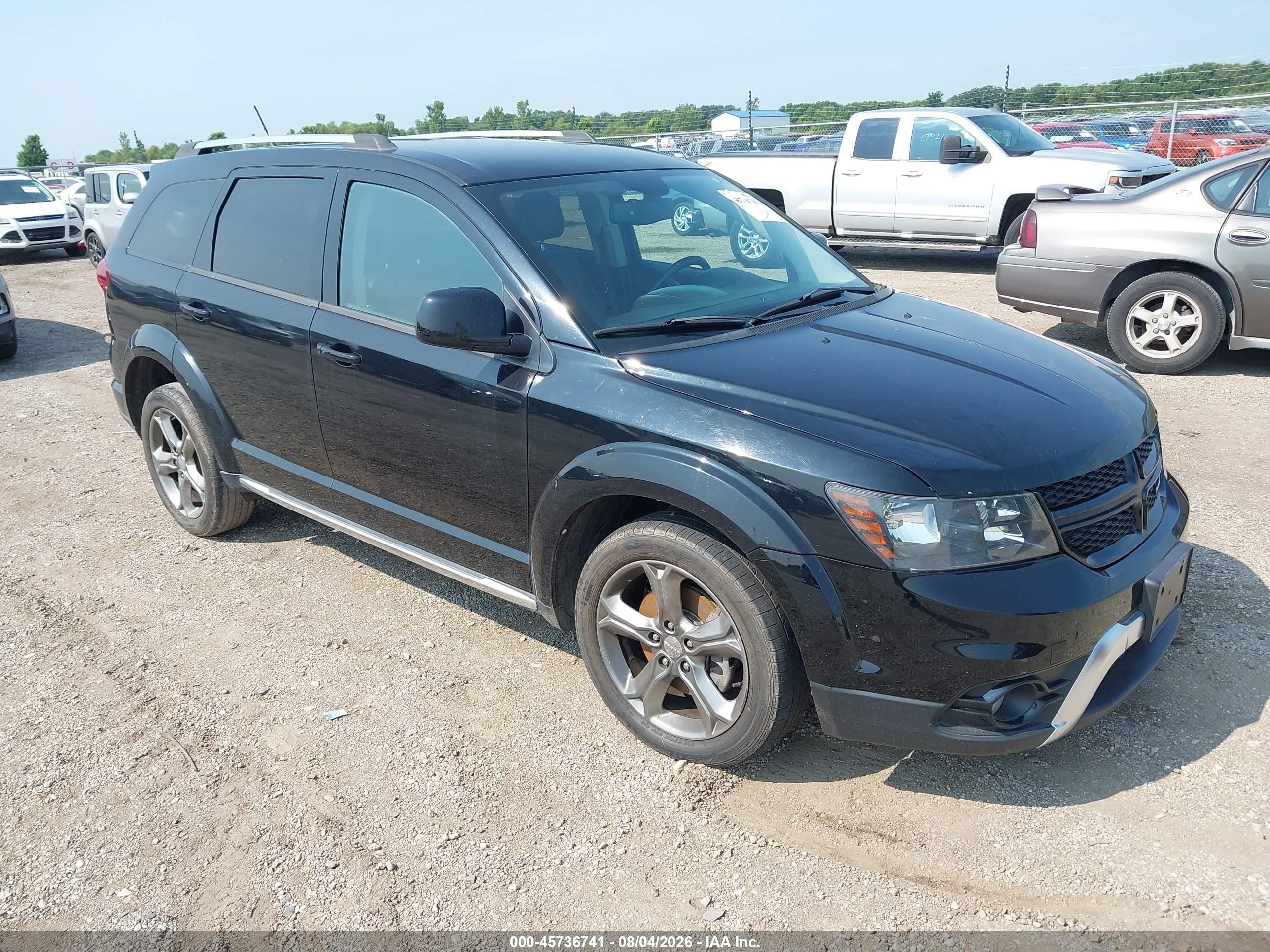 2015 Dodge Journey Crossroad Black vin: 3C4PDCGB9FT547971