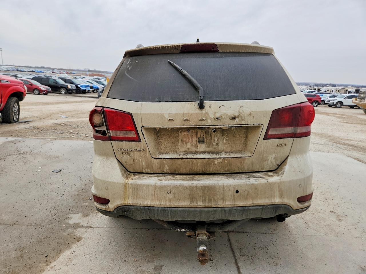 2015 Dodge Journey Crossroad White vin: 3C4PDCGB9FT564883