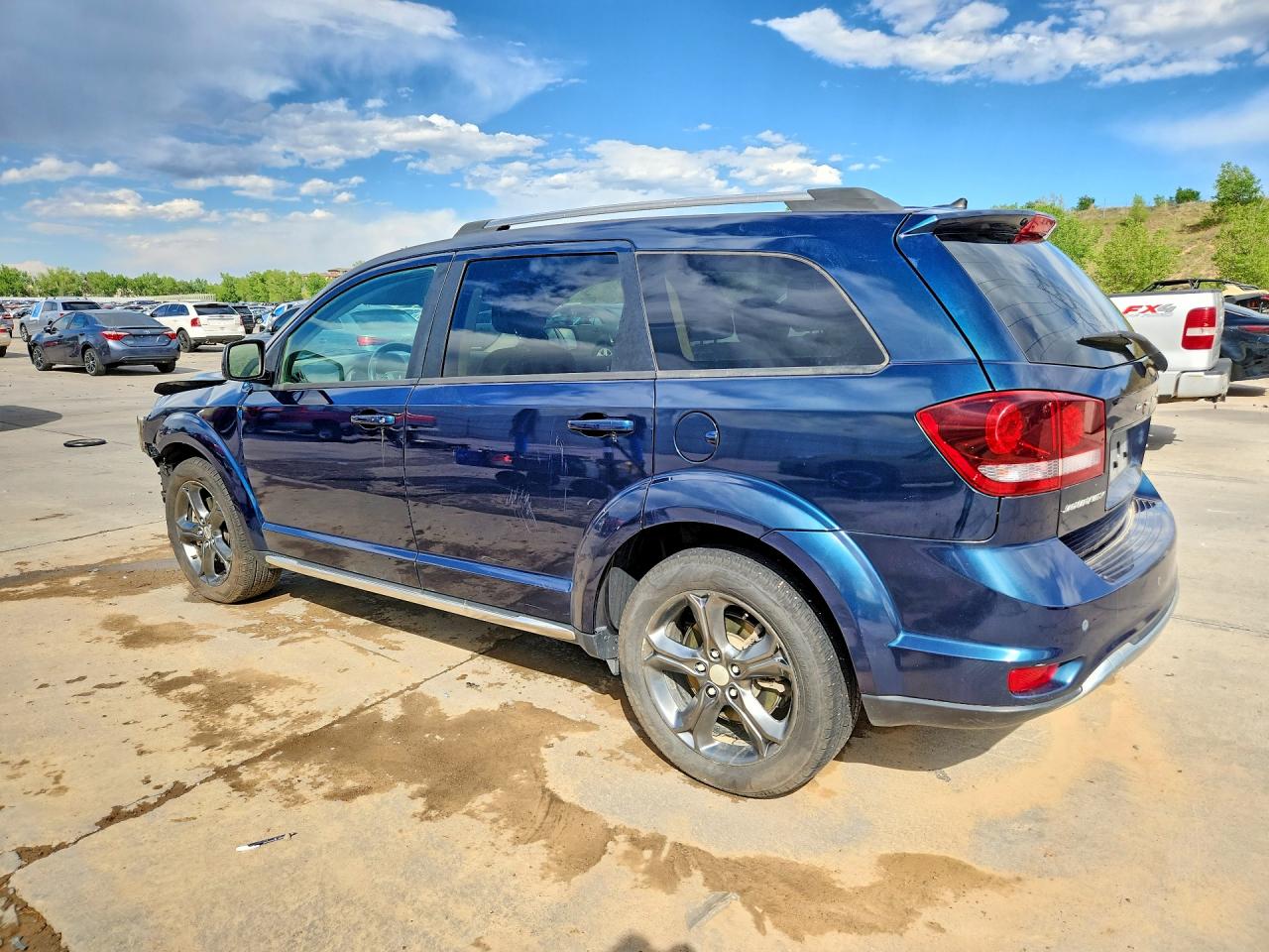 2015 Dodge Journey Crossroad Blue vin: 3C4PDCGB9FT727998