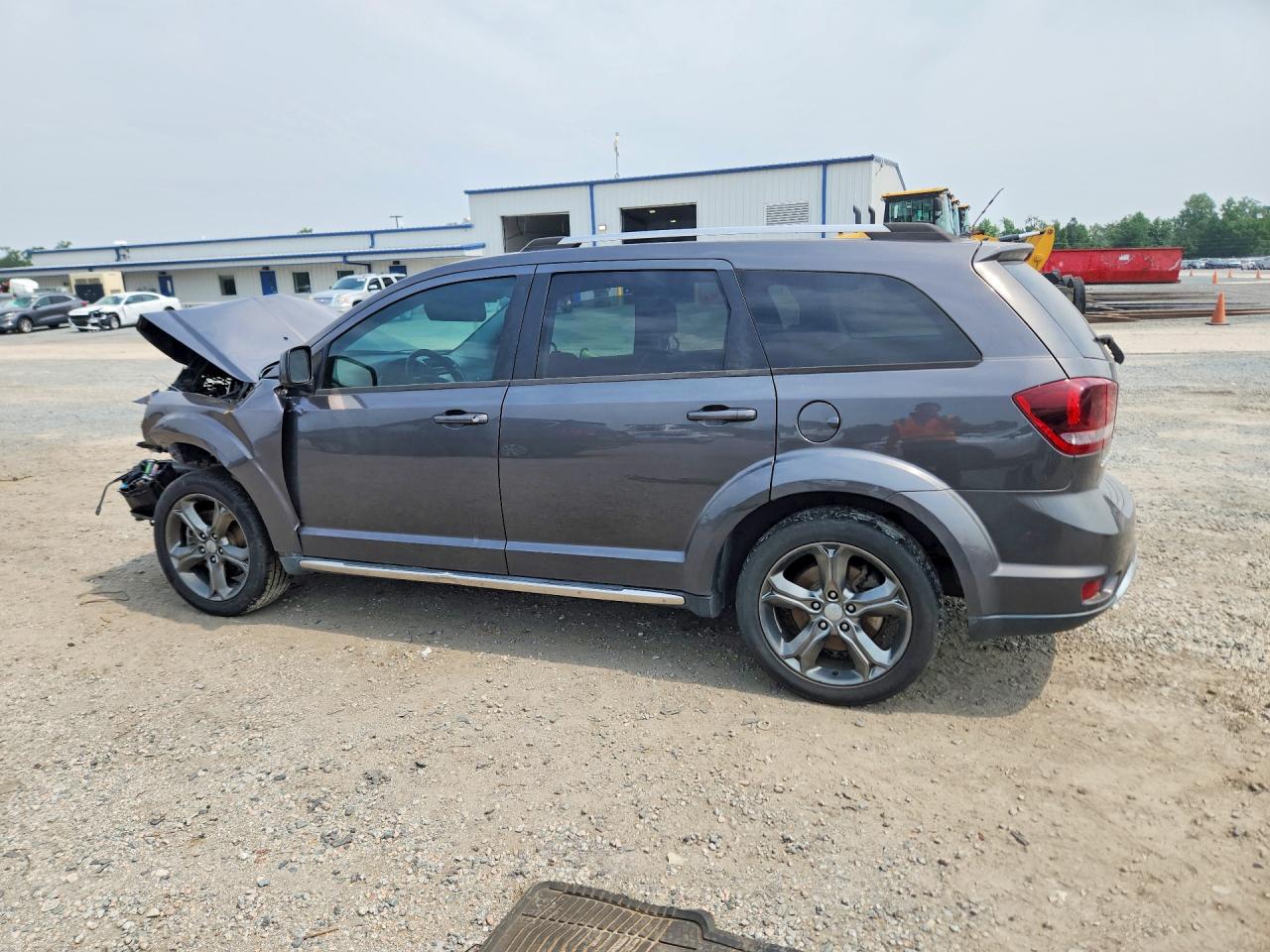 2015 Dodge Journey Crossroad Gray vin: 3C4PDCGBXFT596015