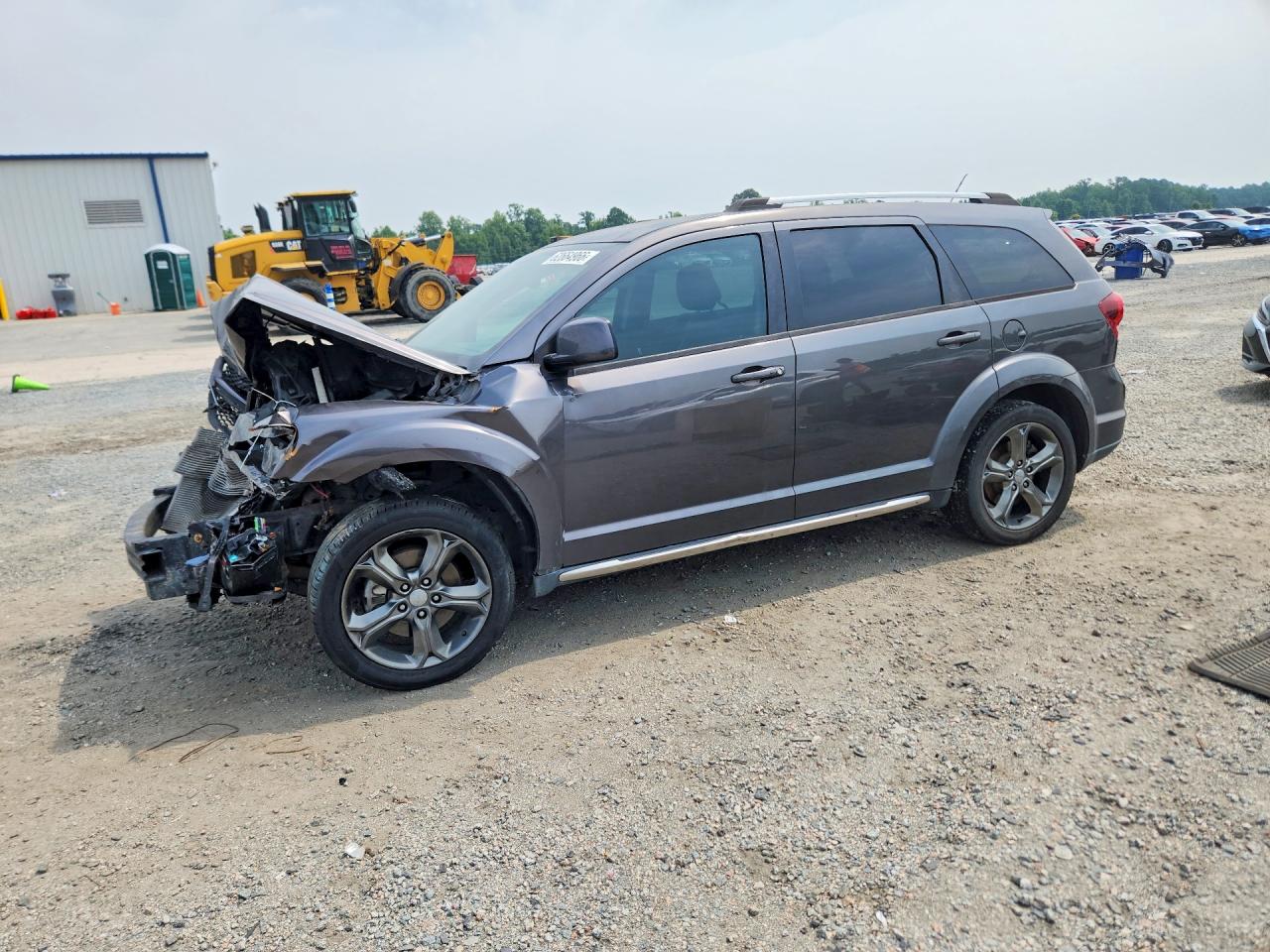 2015 Dodge Journey Crossroad Серый vin: 3C4PDCGBXFT596015