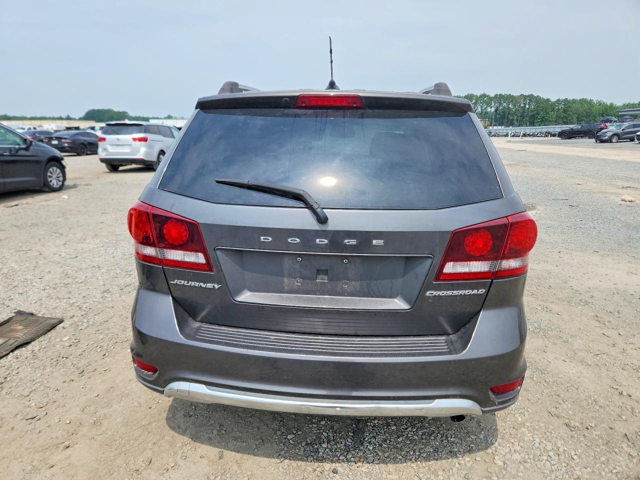2015 Dodge Journey Crossroad Gray vin: 3C4PDCGBXFT596015