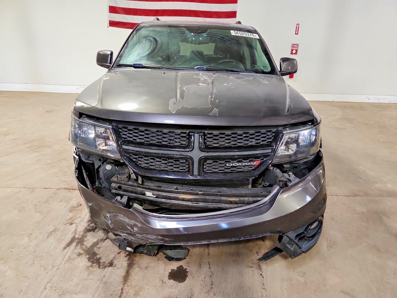 2015 Dodge Journey Crossroad Silver vin: 3C4PDCGBXFT727623
