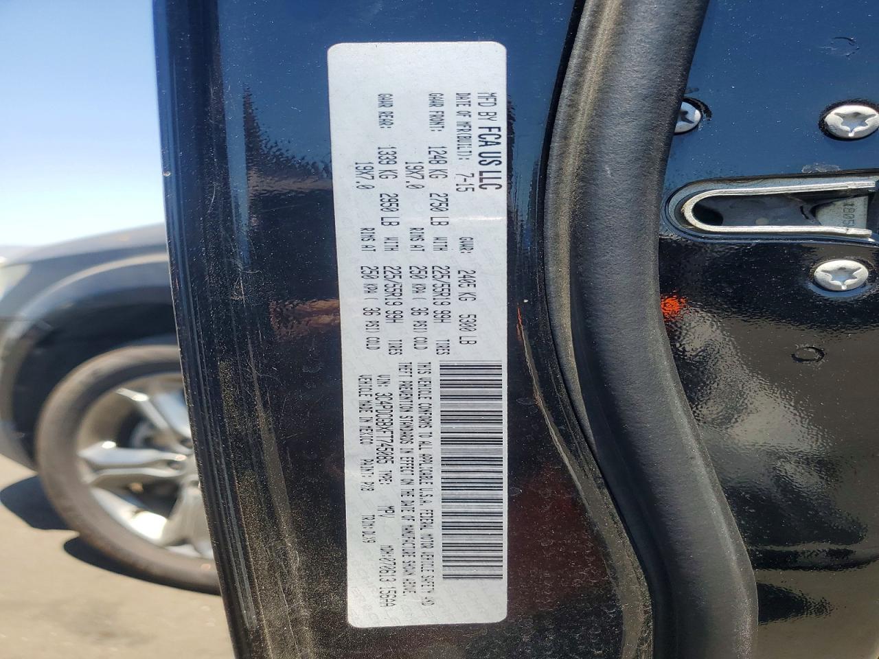 2015 Dodge Journey Crossroad Black vin: 3C4PDCGBXFT745085