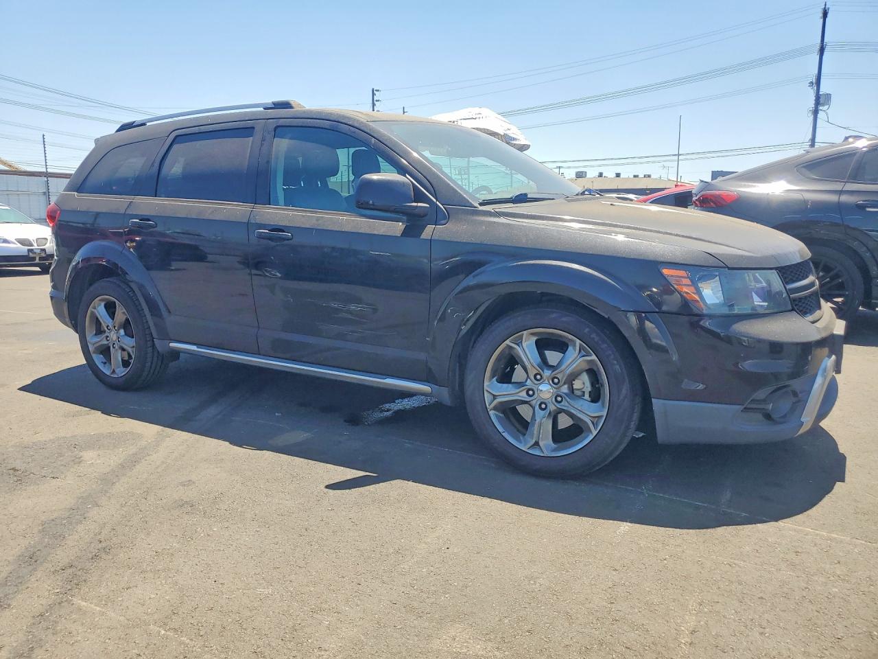 2015 Dodge Journey Crossroad Black vin: 3C4PDCGBXFT745085