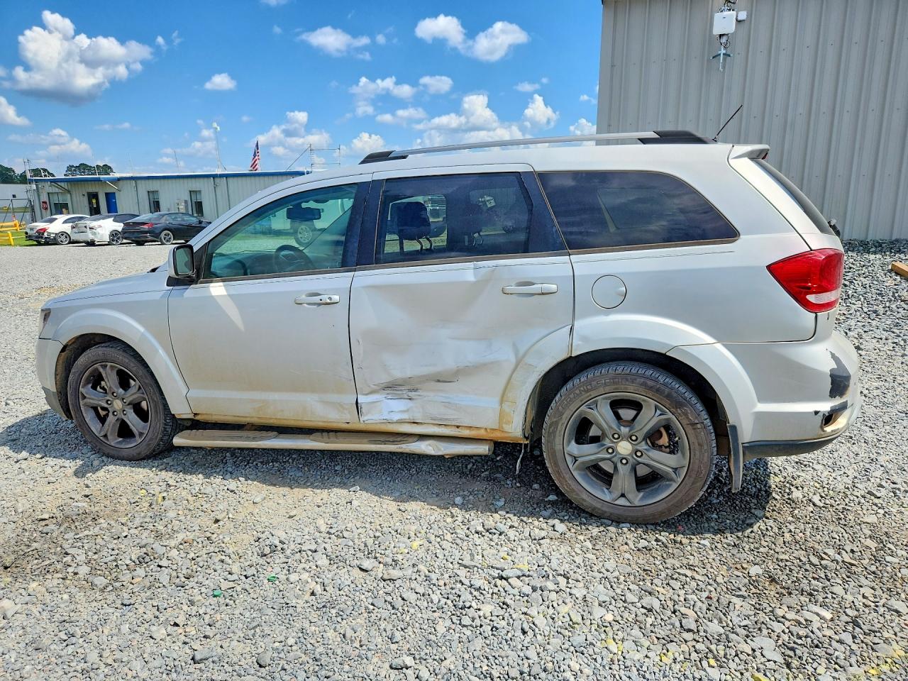 2014 Dodge Journey Crossroad Silver vin: 3C4PDCGG0ET261811