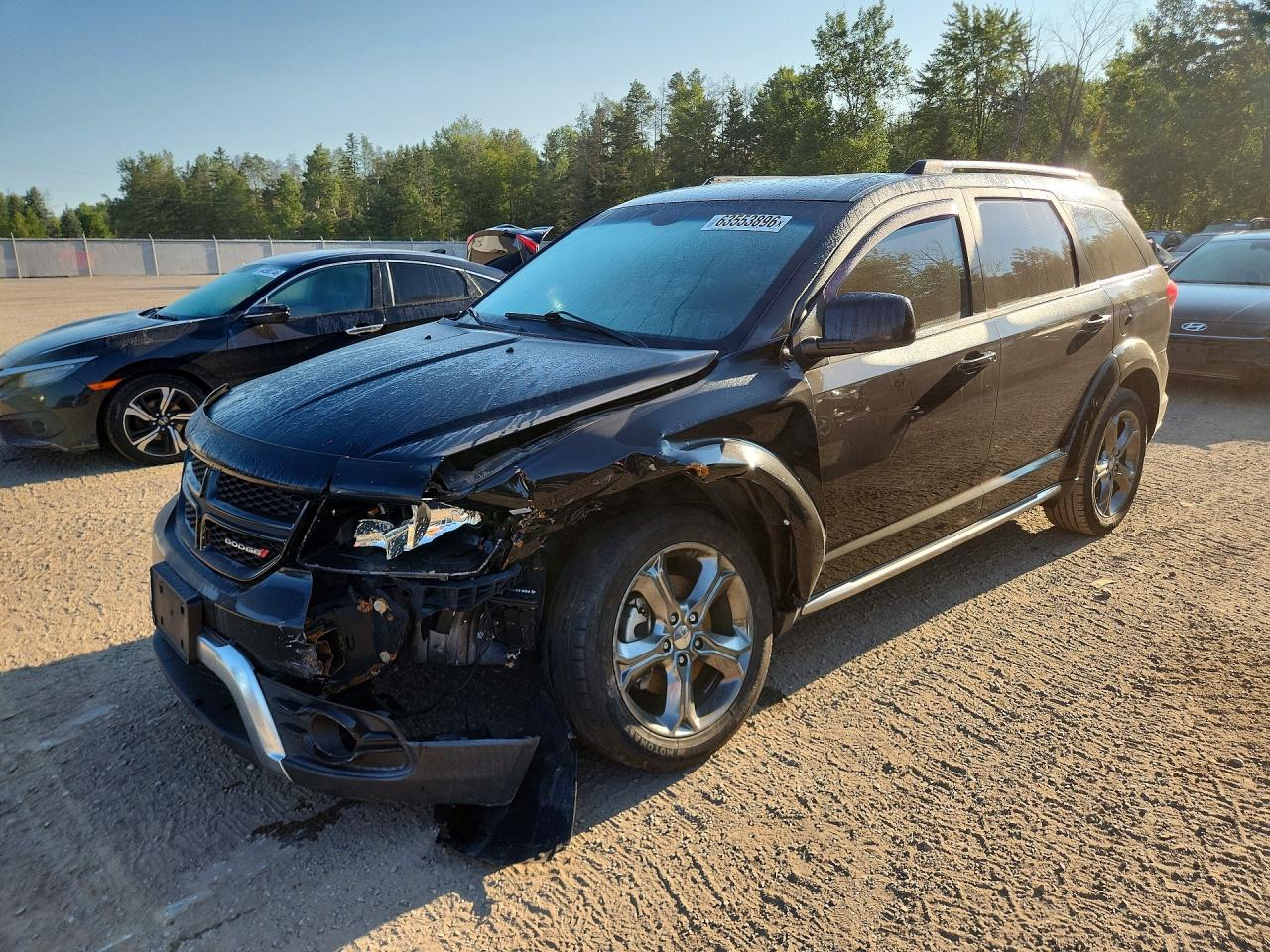2014 Dodge Journey Crossroad Black vin: 3C4PDCGG1ET260814