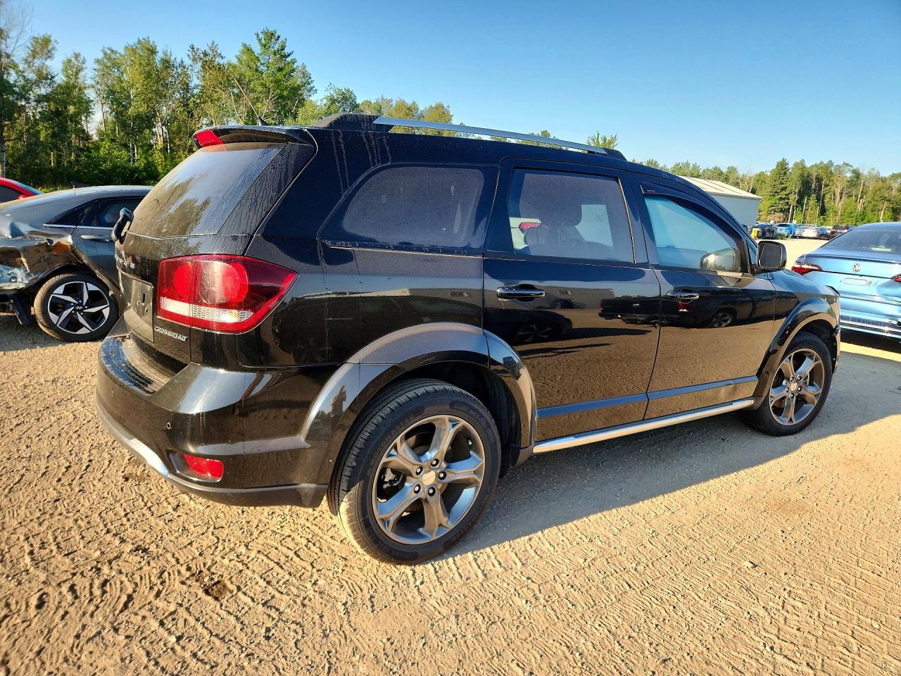 2014 Dodge Journey Crossroad Black vin: 3C4PDCGG1ET260814