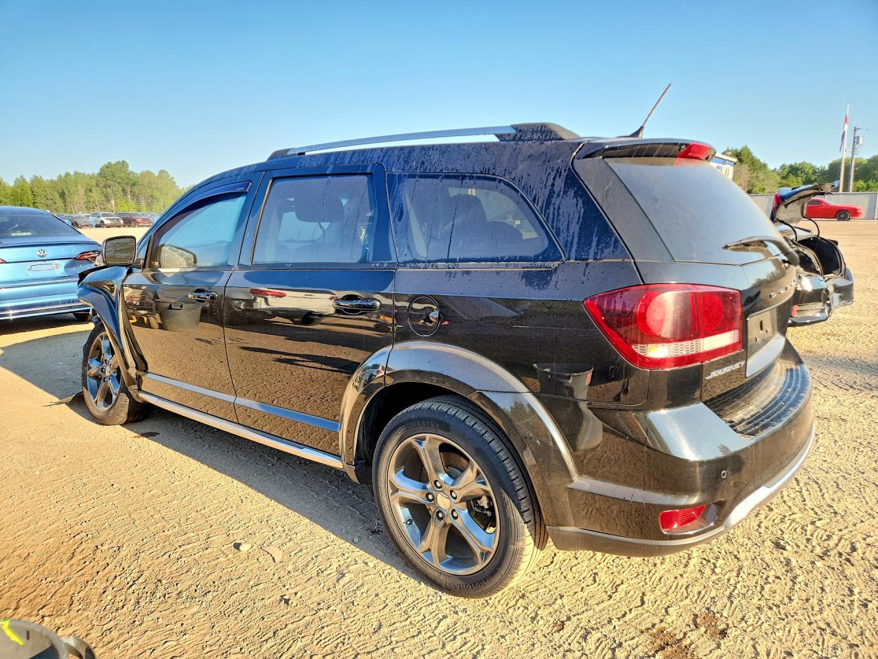 2014 Dodge Journey Crossroad Black vin: 3C4PDCGG1ET260814