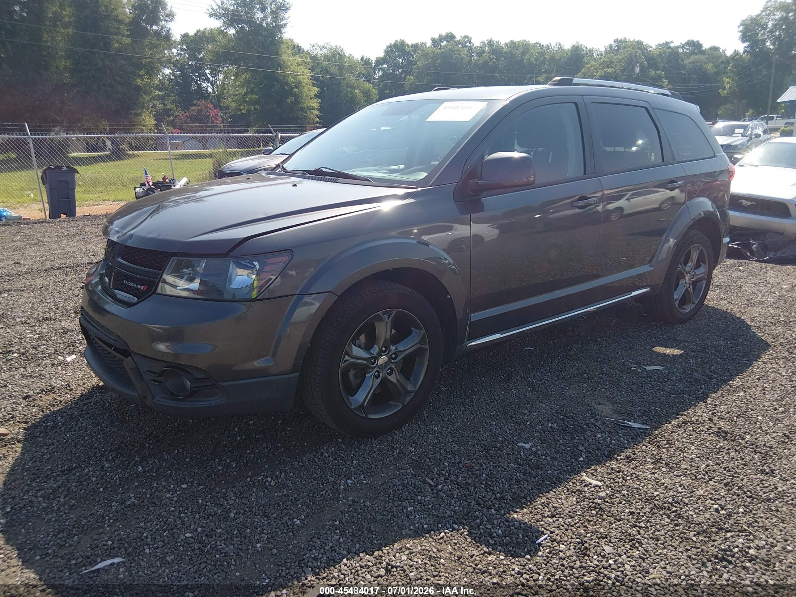 2015 Dodge Journey Crossroad Gray vin: 3C4PDCGG1FT630726