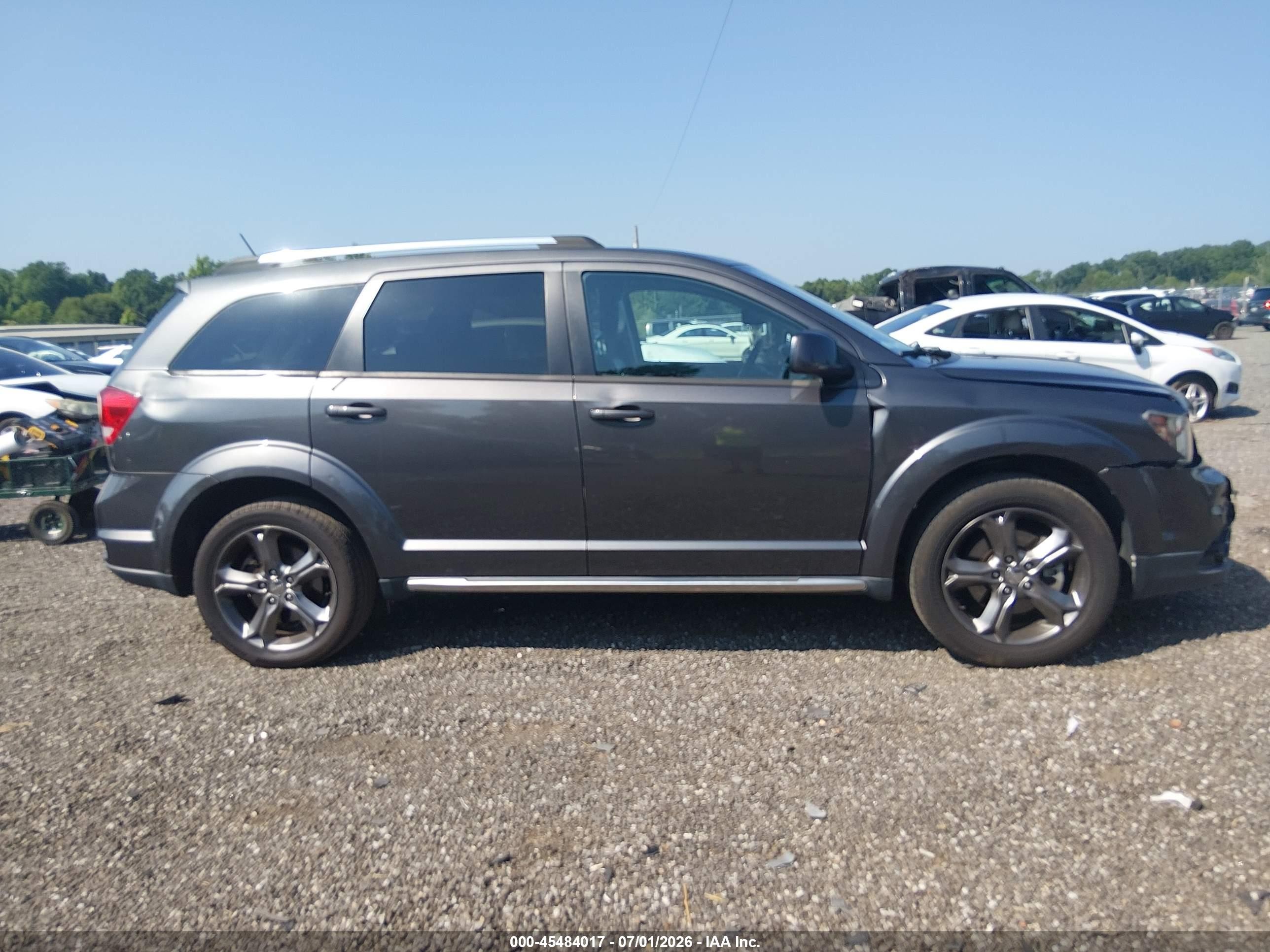 2015 Dodge Journey Crossroad Gray vin: 3C4PDCGG1FT630726