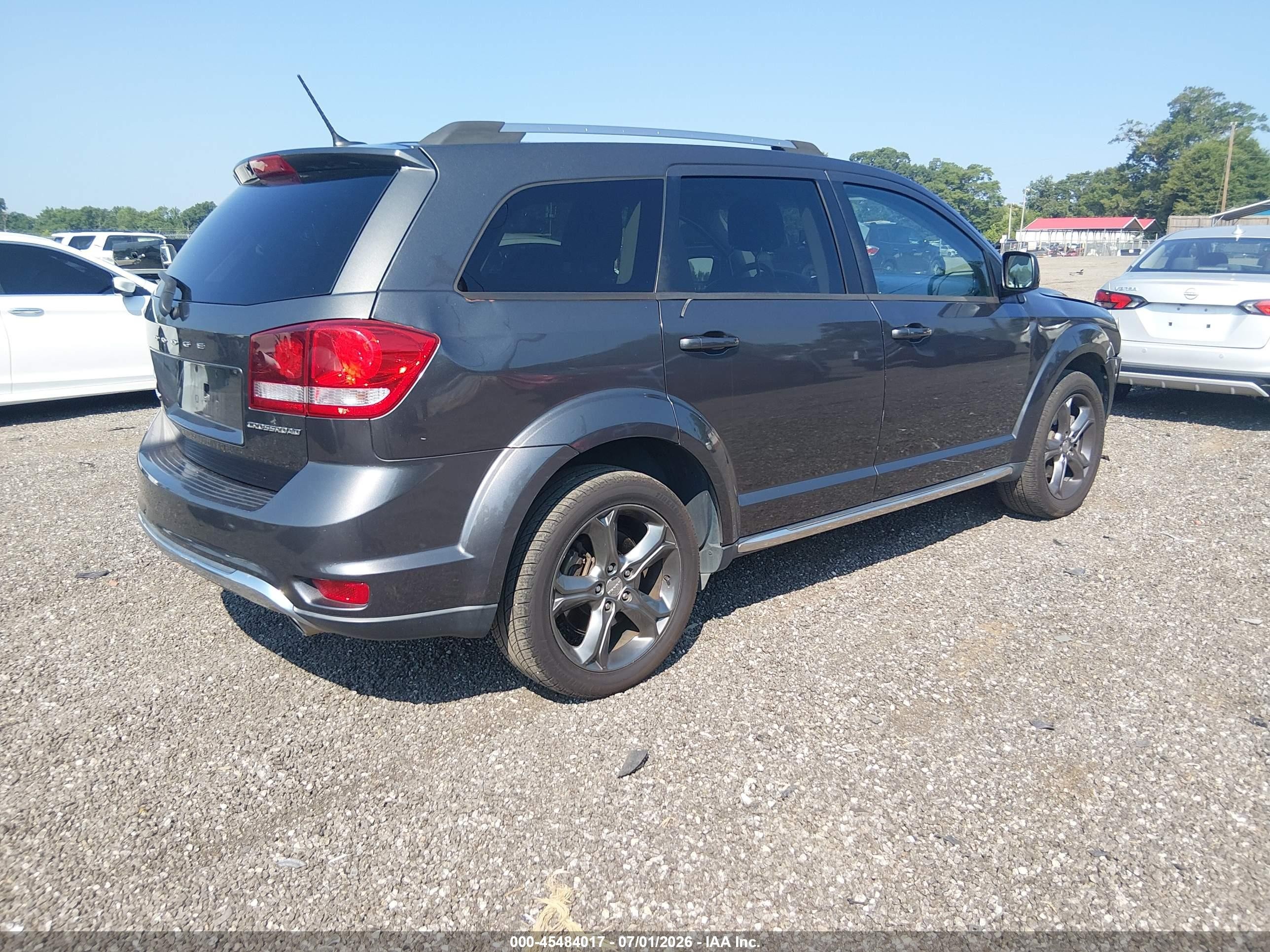 2015 Dodge Journey Crossroad Gray vin: 3C4PDCGG1FT630726