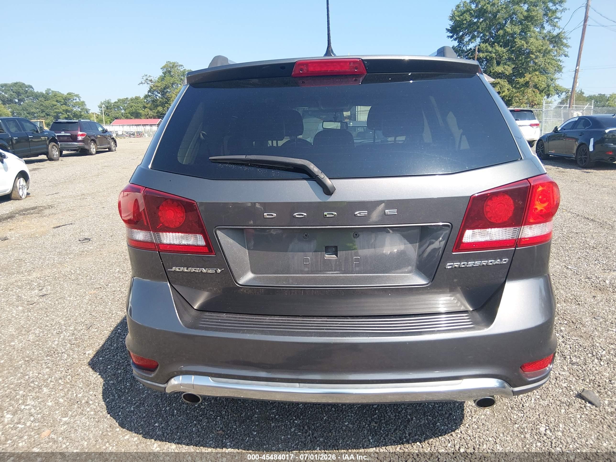 2015 Dodge Journey Crossroad Gray vin: 3C4PDCGG1FT630726