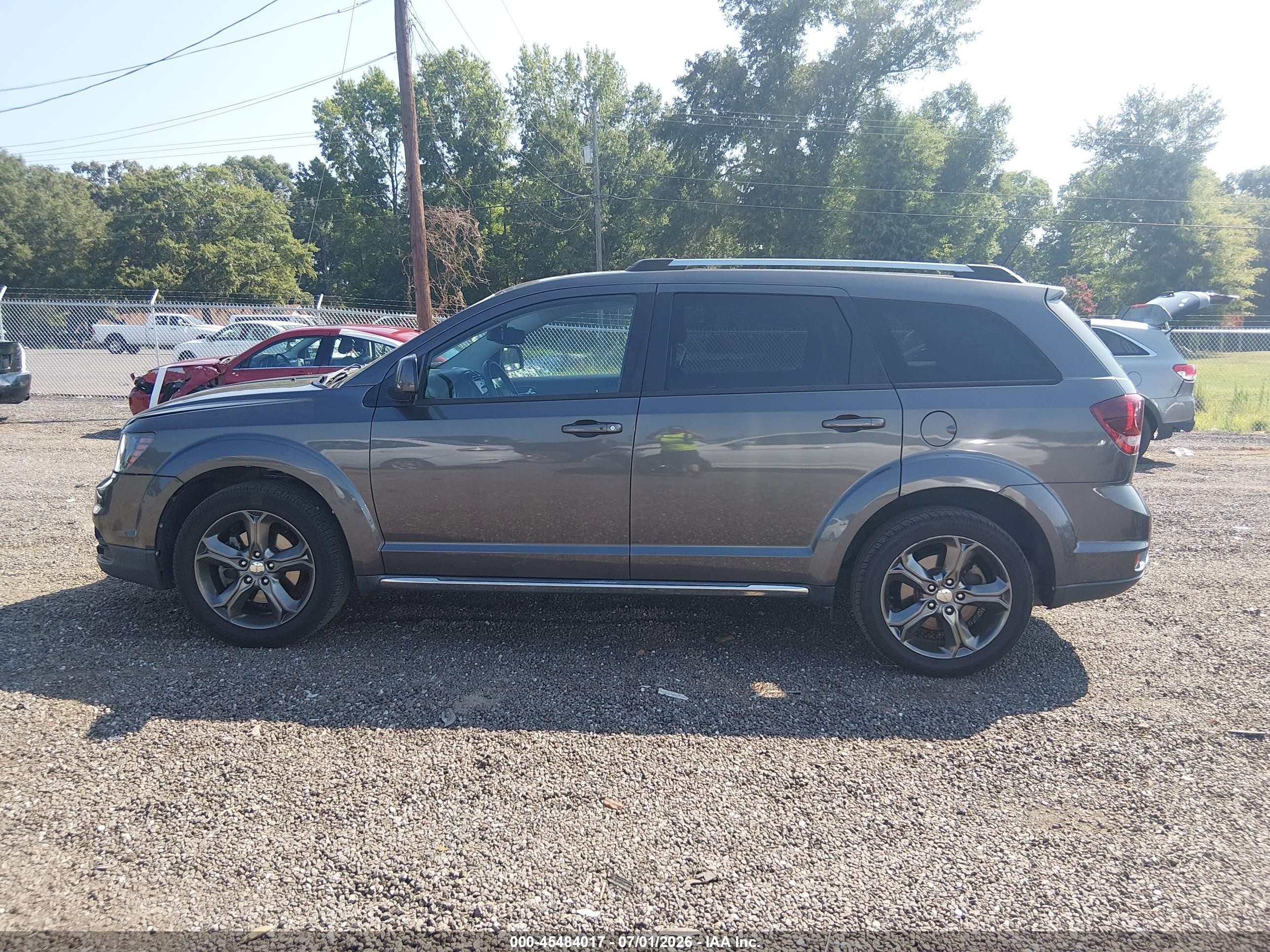 2015 Dodge Journey Crossroad Gray vin: 3C4PDCGG1FT630726