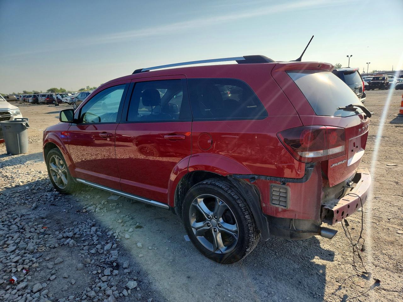 2017 Dodge Journey Crossroad Red vin: 3C4PDCGG1HT705976