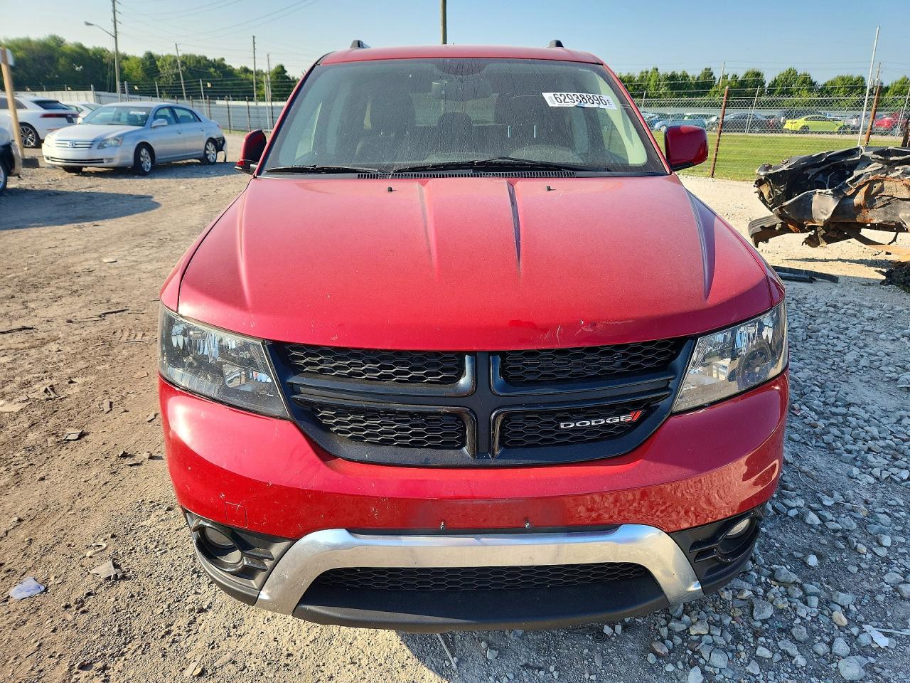 2017 Dodge Journey Crossroad Red vin: 3C4PDCGG1HT705976