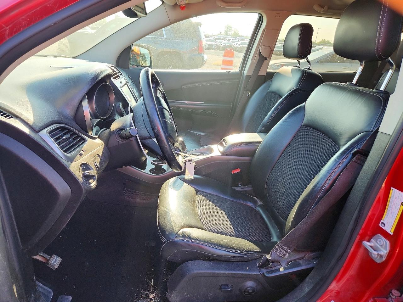 2017 Dodge Journey Crossroad Red vin: 3C4PDCGG1HT705976