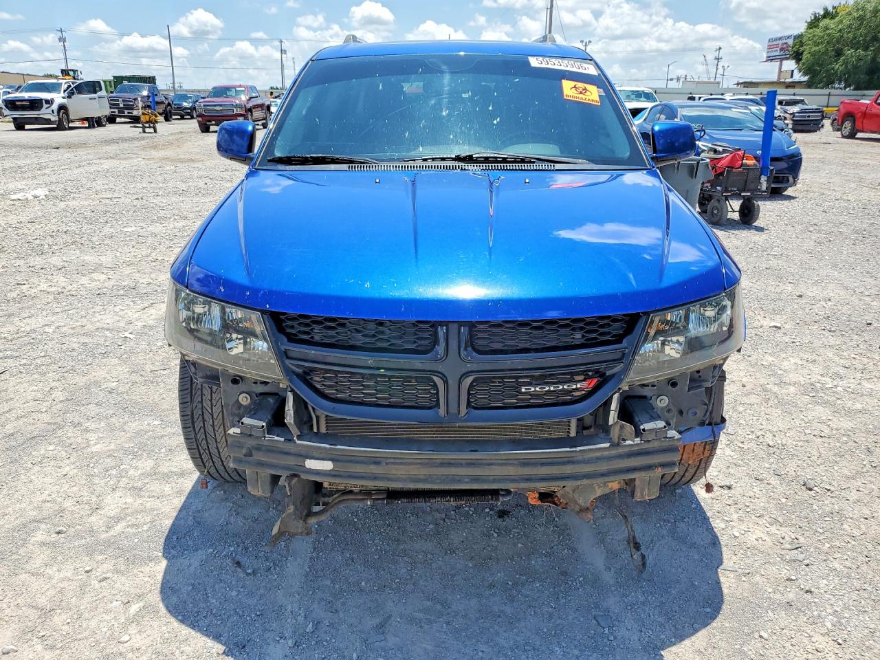 2015 Dodge Journey Crossroad Синий vin: 3C4PDCGG2FT595887