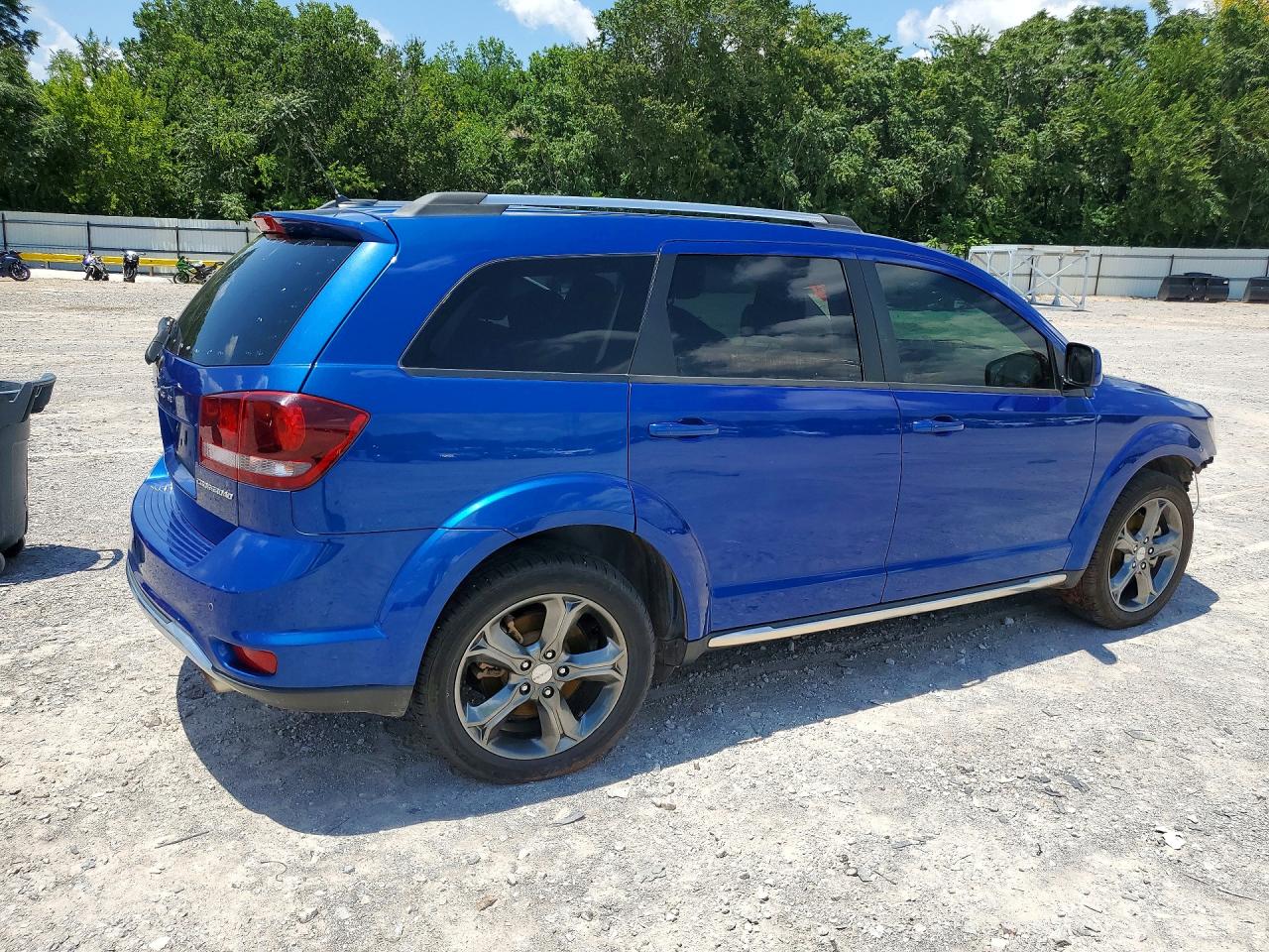 2015 Dodge Journey Crossroad Синий vin: 3C4PDCGG2FT595887