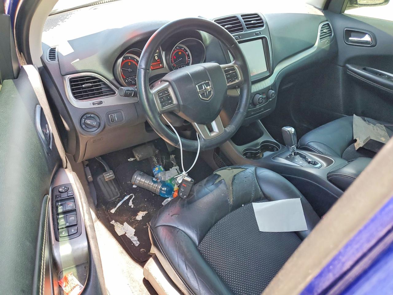 2015 Dodge Journey Crossroad Синий vin: 3C4PDCGG2FT595887
