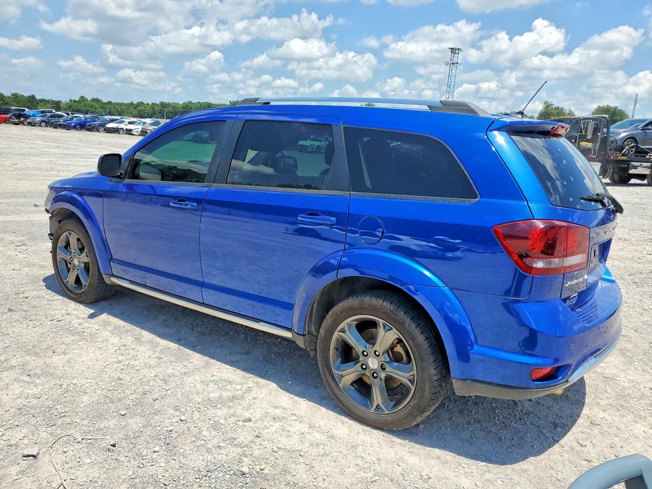 2015 Dodge Journey Crossroad Синий vin: 3C4PDCGG2FT595887