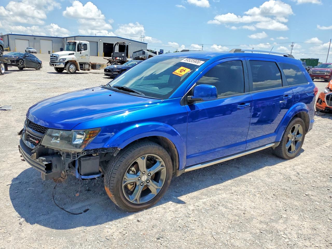 2015 Dodge Journey Crossroad Blue vin: 3C4PDCGG2FT595887
