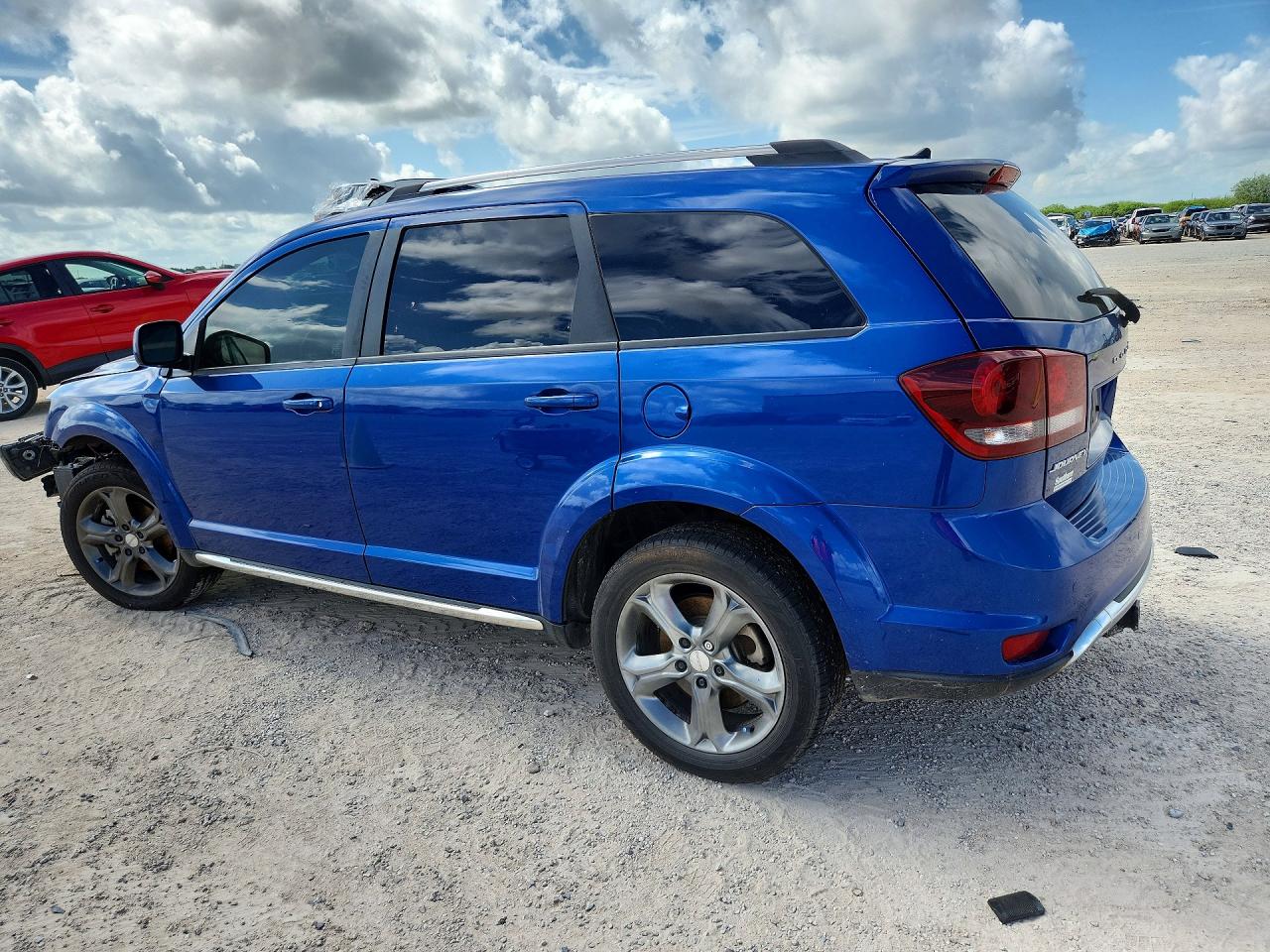 2015 Dodge Journey Crossroad Blue vin: 3C4PDCGG2FT605396