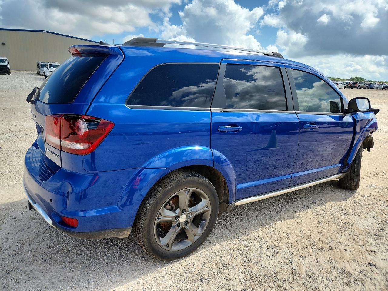2015 Dodge Journey Crossroad Blue vin: 3C4PDCGG2FT605396