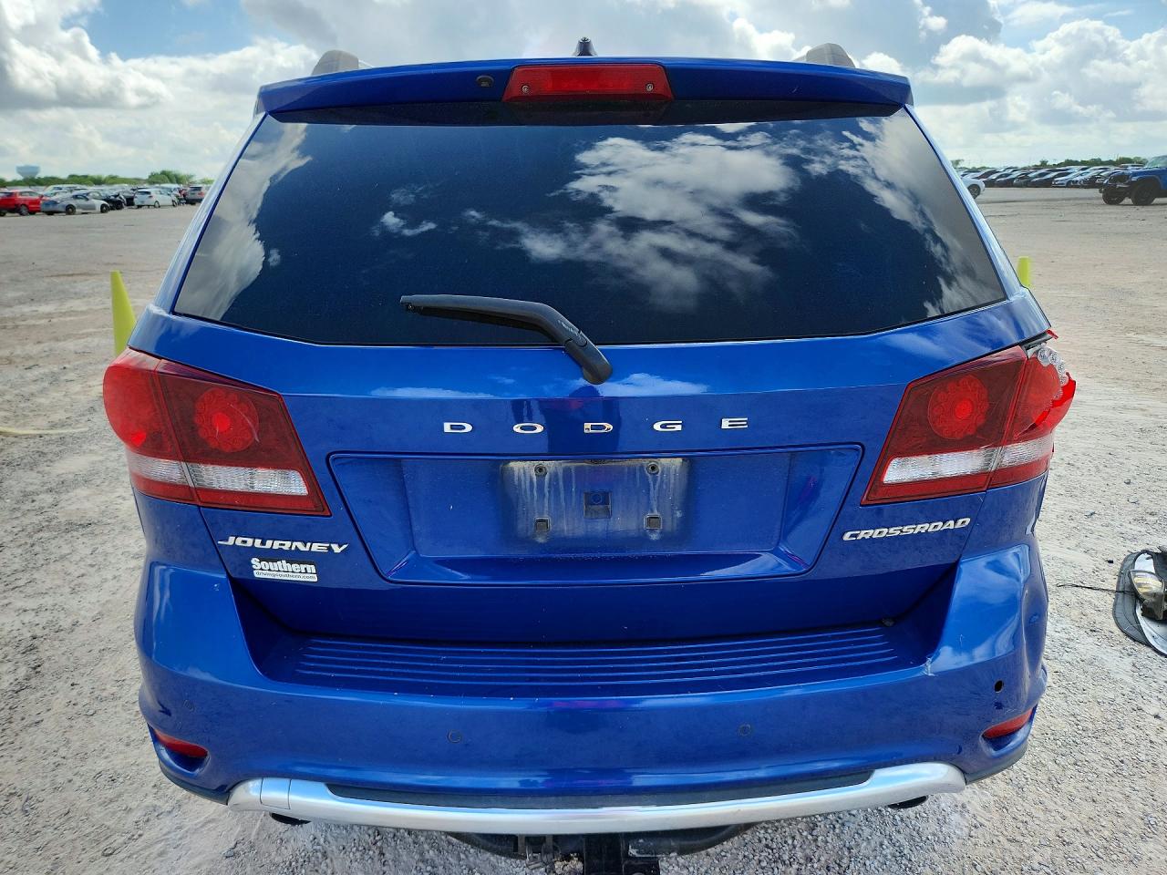 2015 Dodge Journey Crossroad Blue vin: 3C4PDCGG2FT605396
