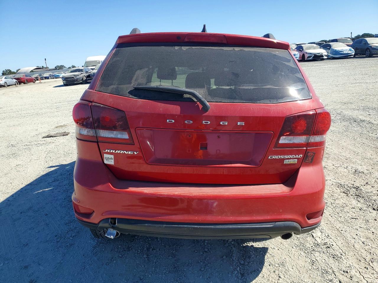 2017 Dodge Journey Crossroad Red vin: 3C4PDCGG2HT522814