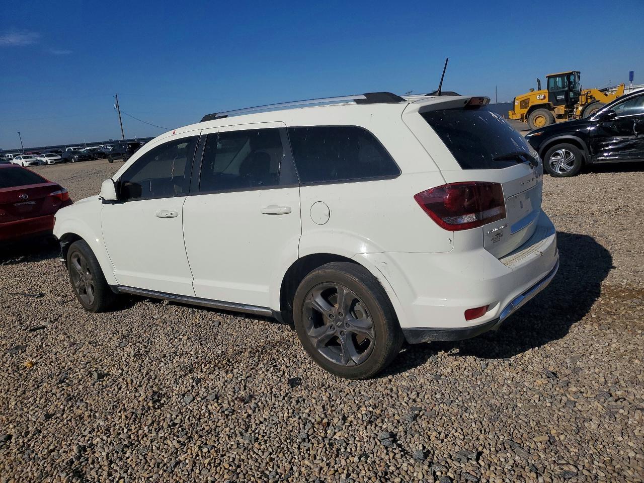 2018 Dodge Journey Crossroad White vin: 3C4PDCGG2JT517215