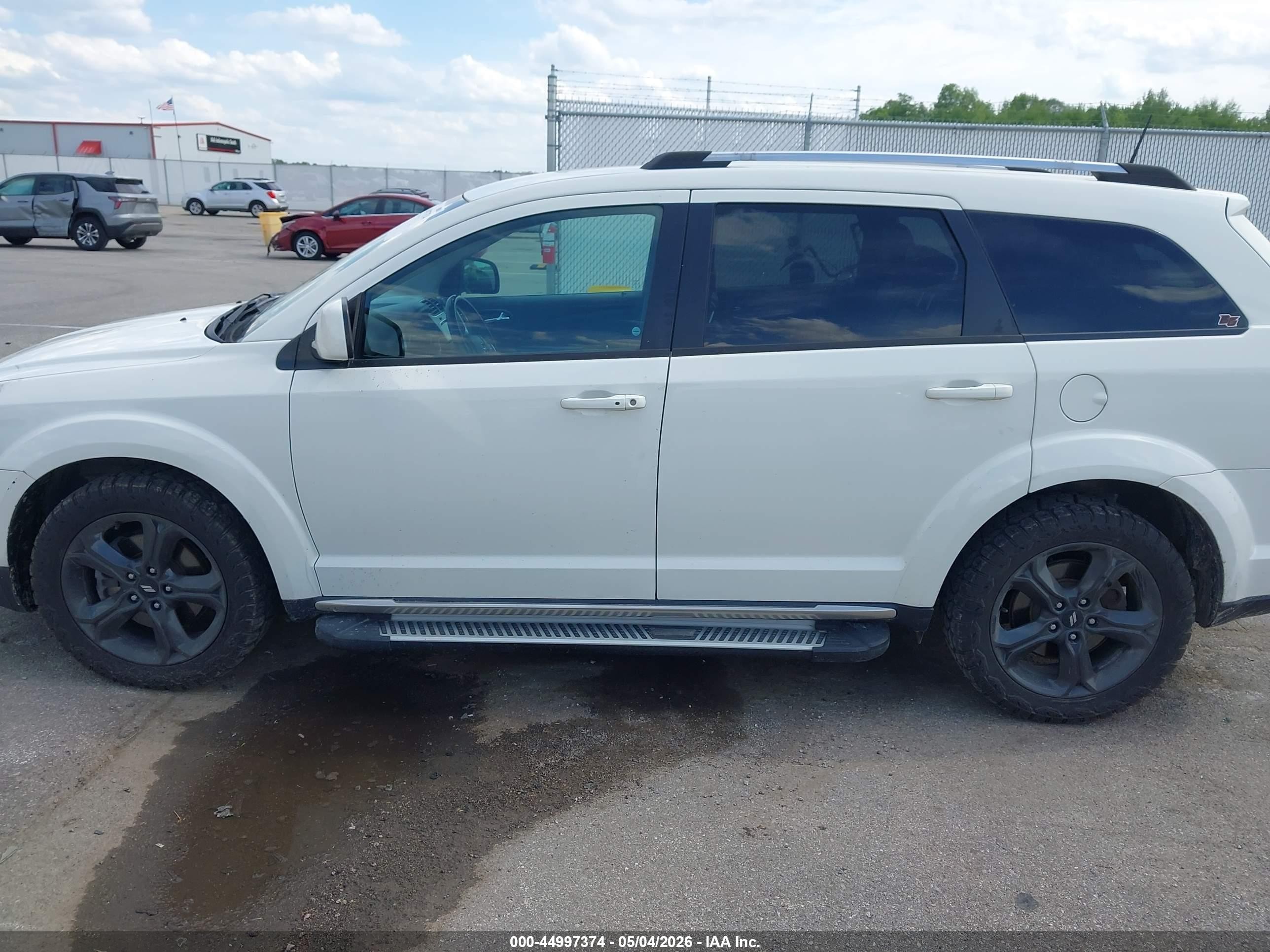 2019 Dodge Journey Crossroad White vin: 3C4PDCGG2KT707548