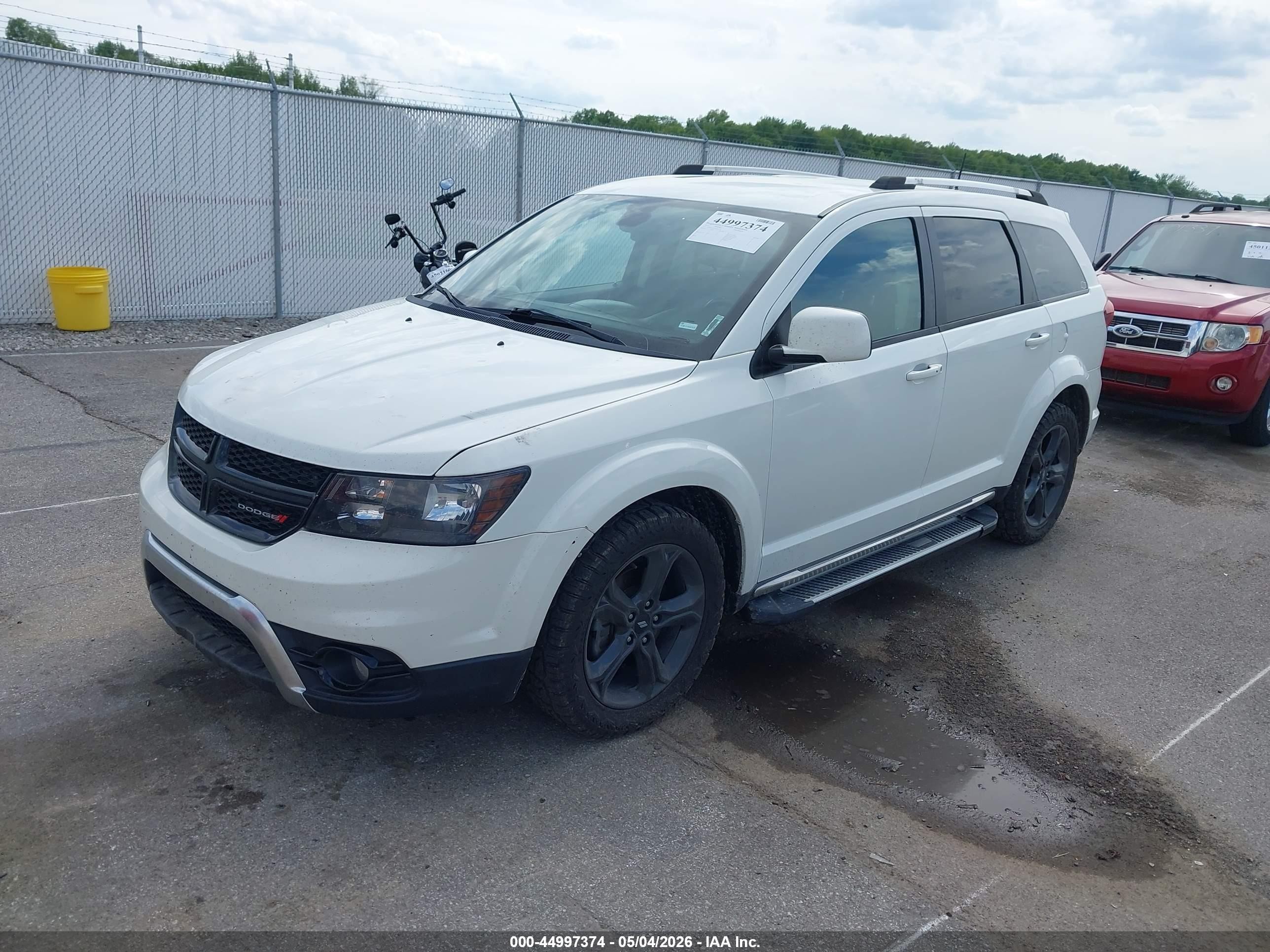 2019 Dodge Journey Crossroad White vin: 3C4PDCGG2KT707548