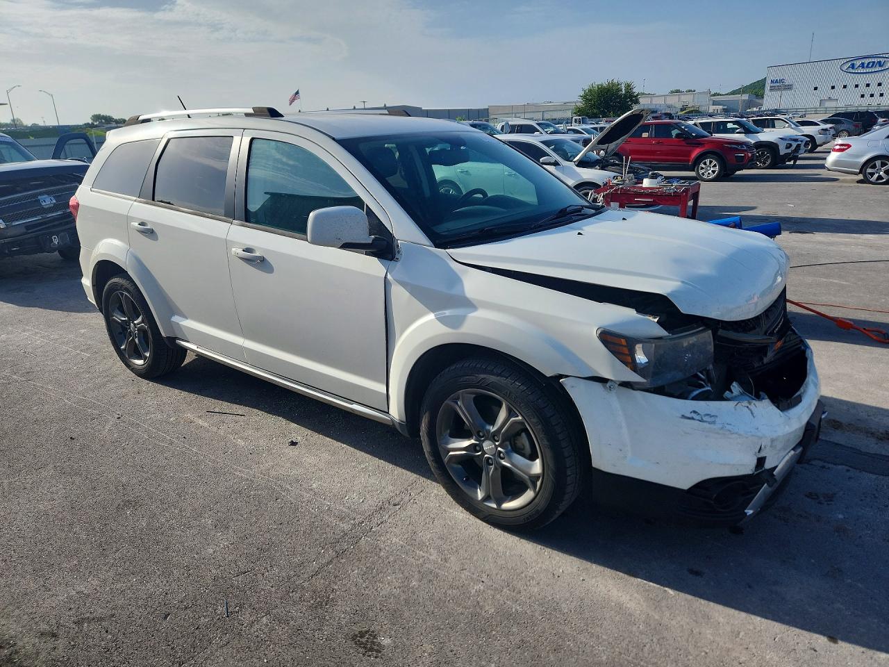 2015 Dodge Journey Crossroad Белый vin: 3C4PDCGG3FT518106