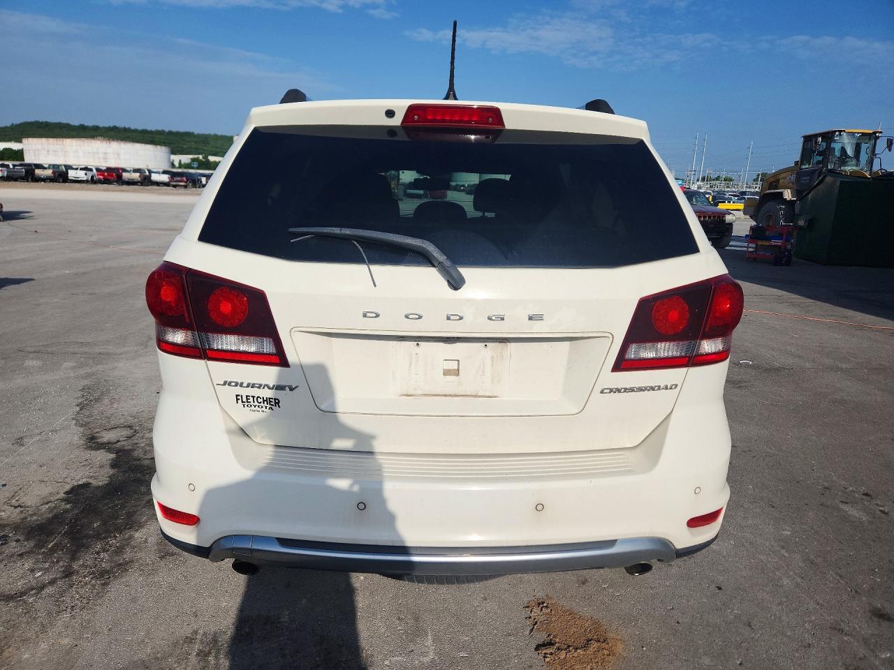 2015 Dodge Journey Crossroad Белый vin: 3C4PDCGG3FT518106