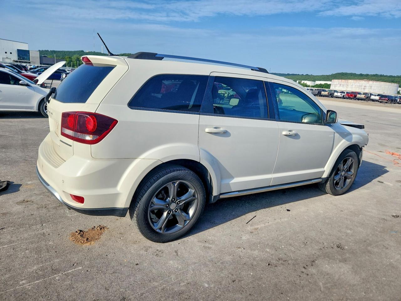 2015 Dodge Journey Crossroad Белый vin: 3C4PDCGG3FT518106