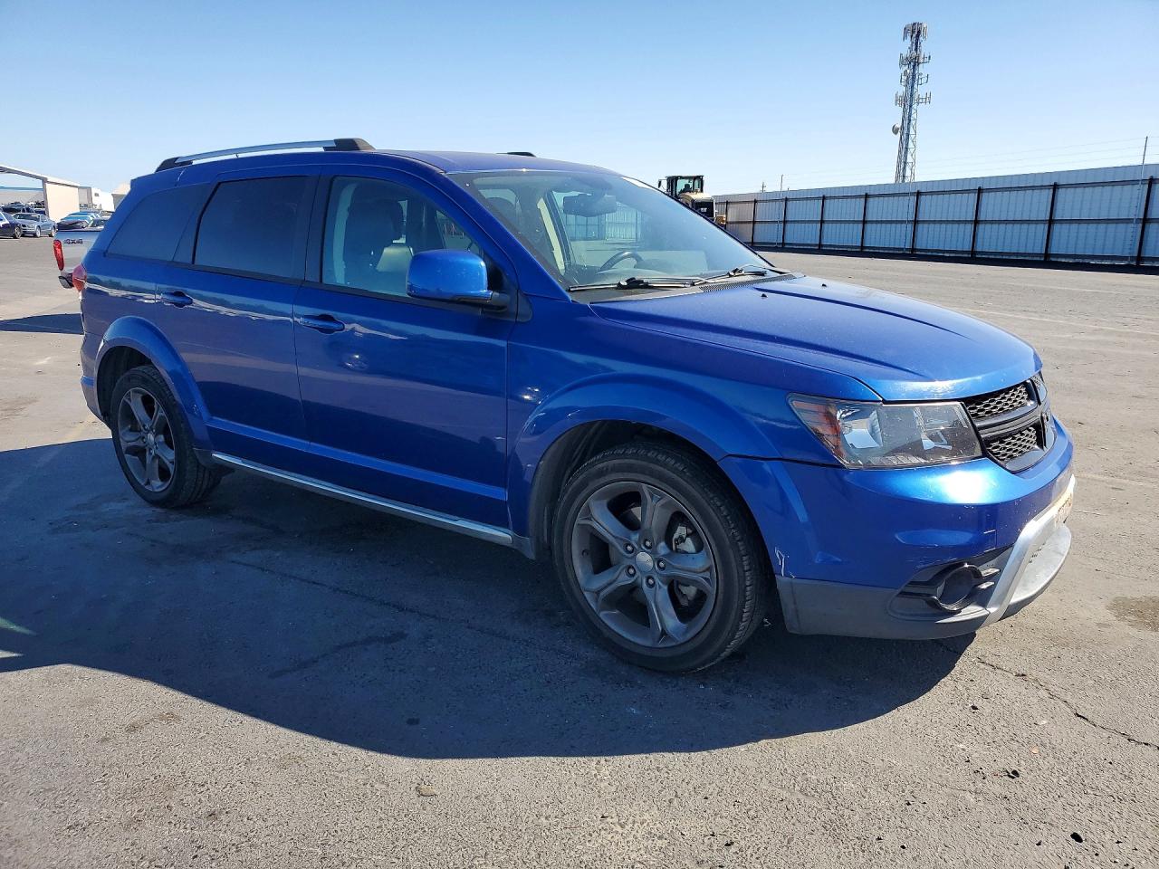2015 Dodge Journey Crossroad Blue vin: 3C4PDCGG3FT518154