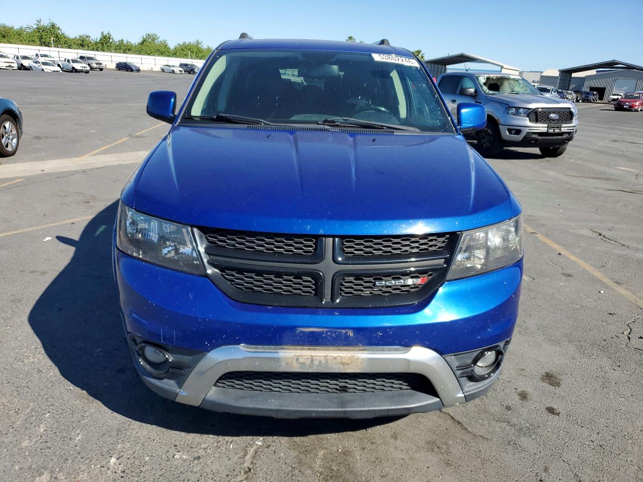 2015 Dodge Journey Crossroad Blue vin: 3C4PDCGG3FT518154