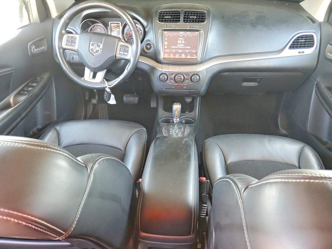 2015 Dodge Journey Crossroad White vin: 3C4PDCGG3FT578256
